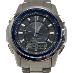 ☆☆ CASIO カシオ オシアナス wave ceptor デジアナ OCW-300TDJ-1AJF 電波ソーラー メンズ 腕時計 OCEANUS Bランク