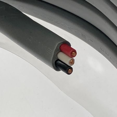  富士電線工業(FUJI ELECTRIC WIRE) 富士電線《 VVFケーブル 平形 》100m巻 / 灰色 / VVF3×2.0 