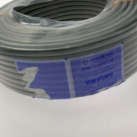  富士電線工業(FUJI ELECTRIC WIRE) 富士電線《 VVFケーブル 平形 》100m巻 / 灰色 / VVF3×2.0 
