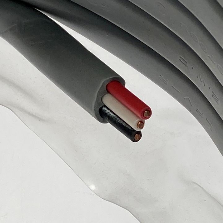 富士電線《 VVFケーブル 平形 》100m巻 / 灰色 / VVF3×2.0 ｜中古  