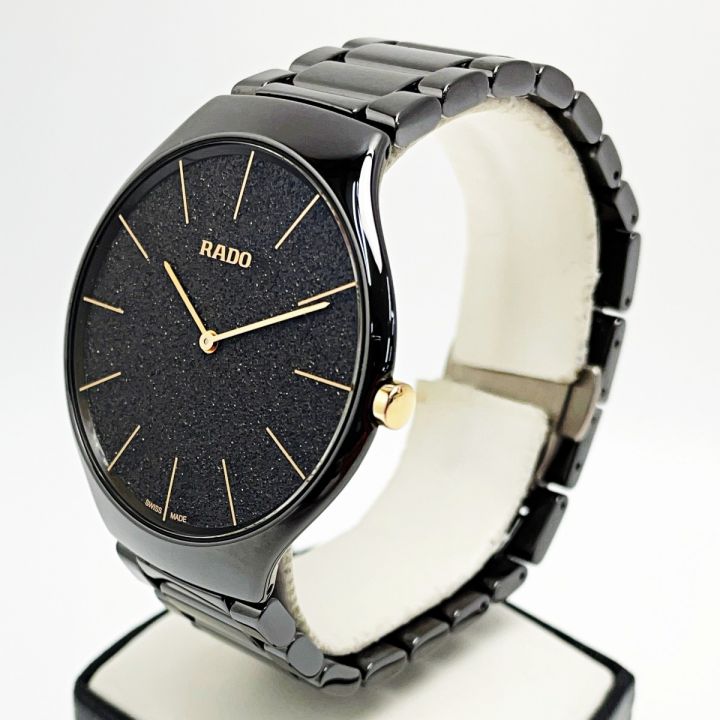 中古】 RADO ラドー TRUE THINLINE EARTH R27004302 ブラウン クォーツ レディース メンズ 腕時計 箱・取説有｜総合リサイクルショップ  なんでもリサイクルビッグバン オンラインストア