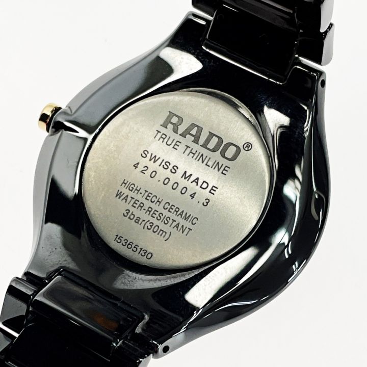 中古】 RADO ラドー TRUE THINLINE EARTH R27004302 ブラウン クォーツ レディース メンズ 腕時計 箱・取説有｜総合リサイクルショップ  なんでもリサイクルビッグバン オンラインストア