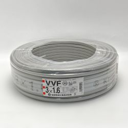 ☆☆ 協和 《 VVFケーブル 平形 》100m巻 / 灰色 / VVF3×1.6 / 50709C2 Nランク