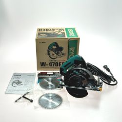 ☆☆ RYOBI リョービ 電子内装丸ノコ W-470ED Sランク