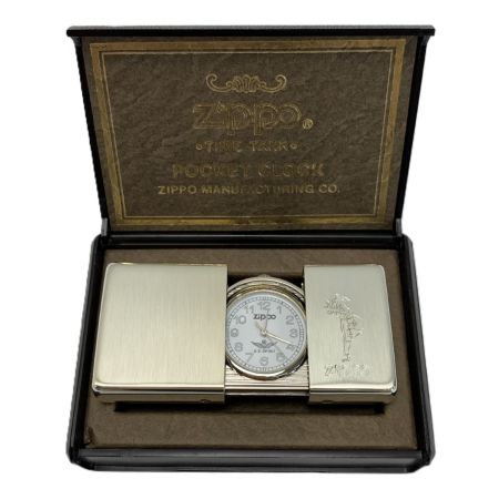   ZIPPO POCKET CLOCK ポケットクロック ウィンディ ケース有