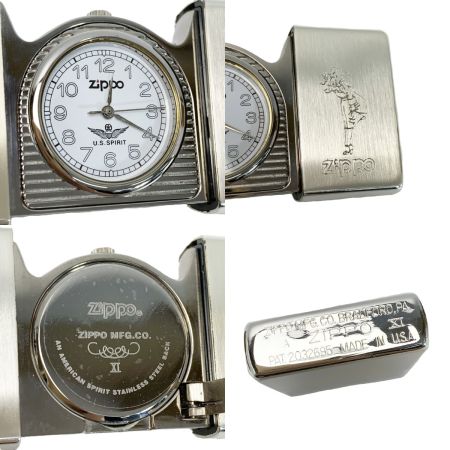   ZIPPO POCKET CLOCK ポケットクロック ウィンディ ケース有
