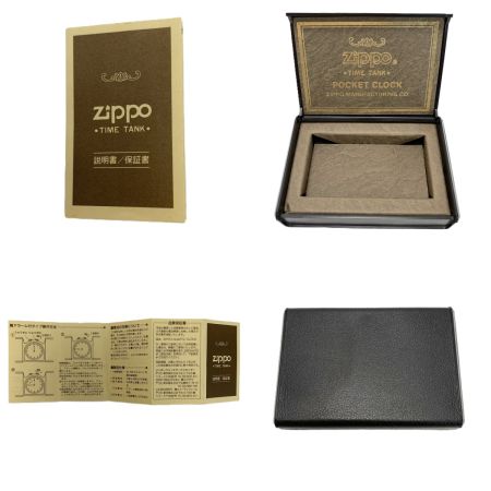   ZIPPO POCKET CLOCK ポケットクロック ウィンディ ケース有