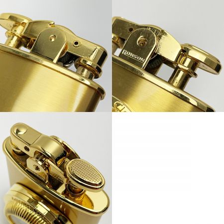  RONSON ロンソン オイルライター ゴールド 時計・手帳風保存ケース付