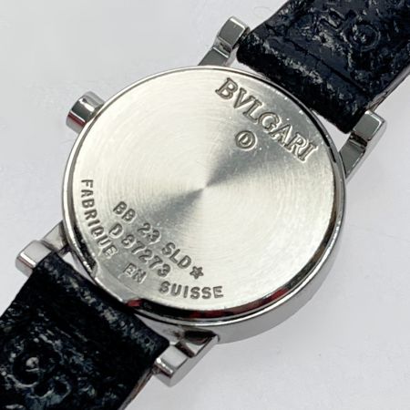 中古】 BVLGARI ブルガリ ブルガリブルガリ デイト BB23SLD ブラック ...