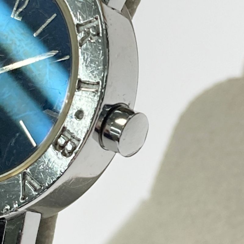 中古】 BVLGARI ブルガリ ブルガリブルガリ デイト BB23SLD ブラック