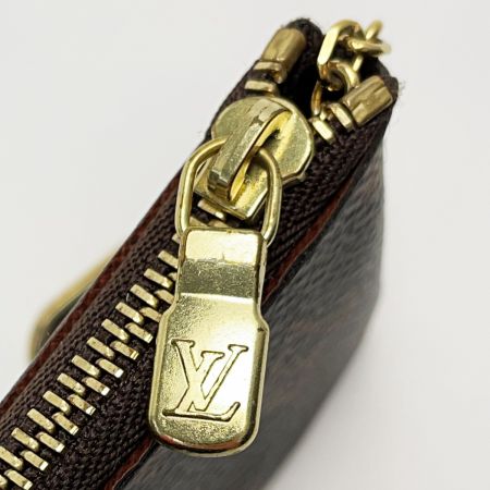  LOUIS VUITTON ルイヴィトン モノグラム ポシェット・クレ M62650 ブラウン コインケース キーリング ユニセックス