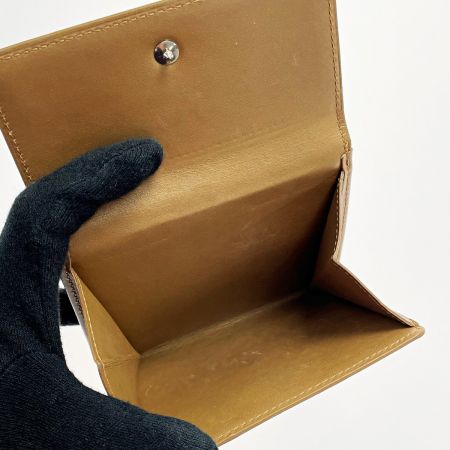  LOUIS VUITTON ルイヴィトン モノグラム・マット ポルトモネ・ビエ・カルトクレディ M65117 ゴールド 2つ折り財布 レディース