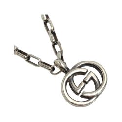 ☆☆ GUCCI グッチ インターロッキングG ネックレス 295710 シルバー Ag925 Bランク