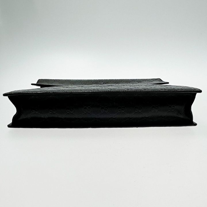 GUCCI グッチ グッチシマ 34044 ブラック ビジネスバッグ レザー