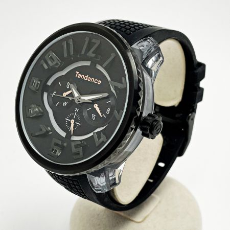  Tendance テンデンス FLASH フラッシュ TY562004 ブラック クォーツ メンズ 腕時計 ラバー
