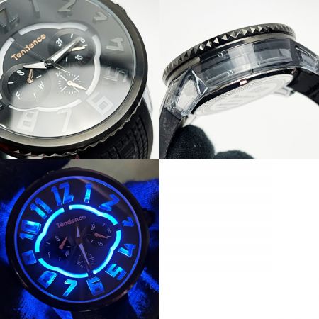  Tendance テンデンス FLASH フラッシュ TY562004 ブラック クォーツ メンズ 腕時計 ラバー