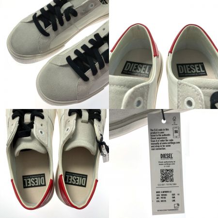  DIESEL ディーゼル スニーカー SIZE 26.5cm メンズ Y02593 ホワイト×レッド