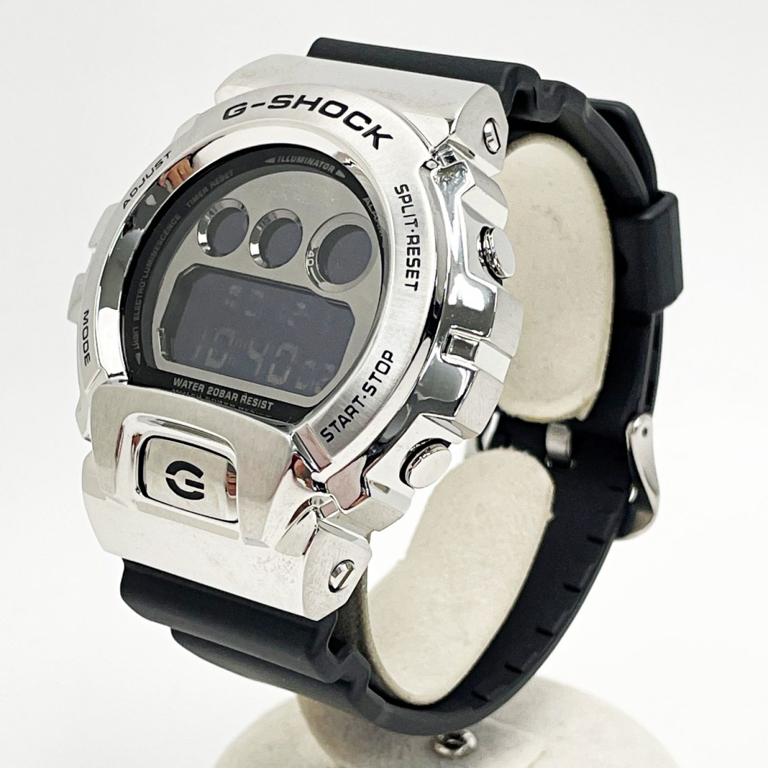 ☆☆CASIO カシオ G-SHOCK  GM6900-1JF ブラック×シルバー クォーツ デジタル メタル 樹脂 メンズ 腕時計時計