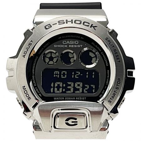  CASIO カシオ G-SHOCK  GM6900-1JF ブラック×シルバー クォーツ デジタル メタル 樹脂 メンズ 腕時計