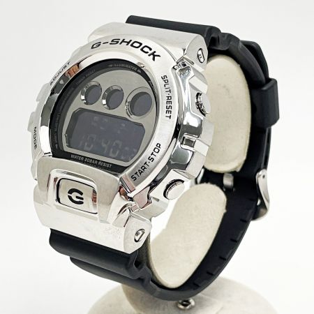 CASIO カシオ G-SHOCK  GM6900-1JF ブラック×シルバー クォーツ デジタル メタル 樹脂 メンズ 腕時計
