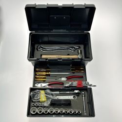 ☆☆ SUPERTOOL スーパーツール プロ用標準工具セット S-6500 ブラック Bランク