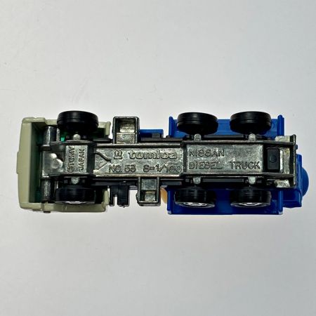  トミカ ミニカー 日産ディーゼル ミキサー車 ホワイト×ブルー×イエロー 赤箱 TOMY No.53 53