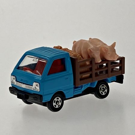  トミカ ミニカー TOMICA ミニカー キャリィ 家畜運搬車 スカイブルー×ブラウン 赤箱 日本製 No.39 TOMY 39
