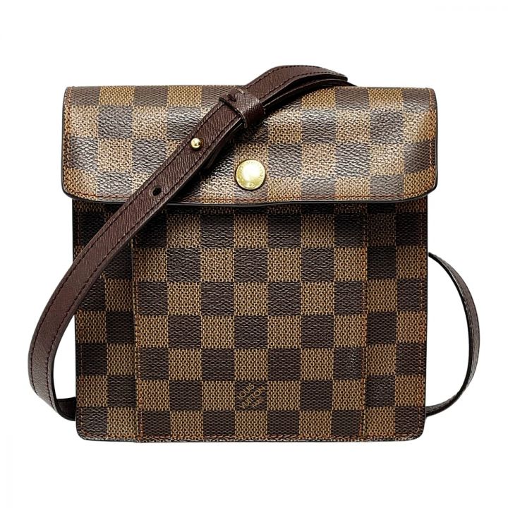 中古】 LOUIS VUITTON ルイヴィトン ダミエ ピムリコ N45272 エベヌ ショルダーバッグ レディース  ゴールド金具｜総合リサイクルショップ なんでもリサイクルビッグバン オンラインストア