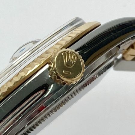  ROLEX ロレックス デイトジャスト 10Pダイヤ Ref.16013G SN:9481441 シャンパンゴールド 自動巻き メンズ 腕時計 箱・ギャランティ有
