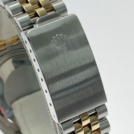 ROLEX ロレックス デイトジャスト 10Pダイヤ Ref.16013G SN:9481441 シャンパンゴールド 自動巻き メンズ 腕時計 箱・ギャランティ有