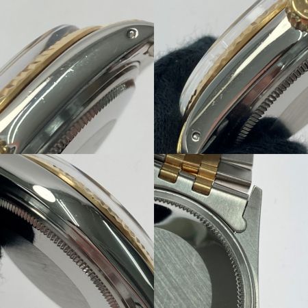  ROLEX ロレックス デイトジャスト 10Pダイヤ Ref.16013G SN:9481441 シャンパンゴールド 自動巻き メンズ 腕時計 箱・ギャランティ有