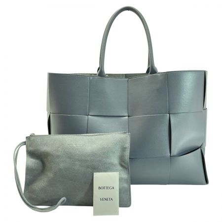  BOTTEGA VENETA ボッテガヴェネタ ラージ ザ アルコ ブルー系 トートバッグ レディース ポーチ有