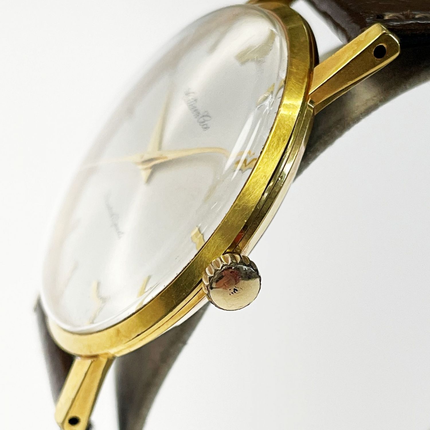 腕時計(アナログ)☆☆CITIZEN シチズン ACE A15804 シルバー×ゴールド 手巻き メンズ 腕時計 ヴィンテージ アンティーク