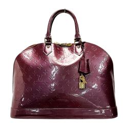 ☆☆ LOUIS VUITTON ルイヴィトン ヴェルニ アルマGM M91687 ルージュフォーヴィスト パドロック・キー×2・クロシェット・布袋有 Bランク
