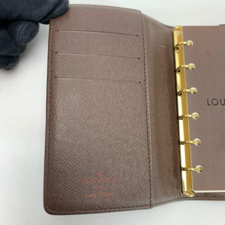 LOUIS VUITTON ルイヴィトン アジェンダ R20700 エベヌ 手帳カバー