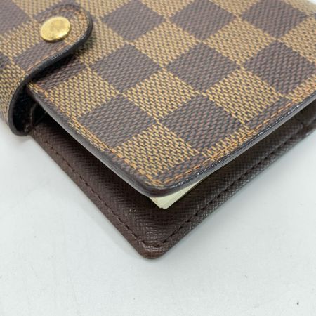 LOUIS VUITTON ルイヴィトン アジェンダ R20700 エベヌ 手帳カバー