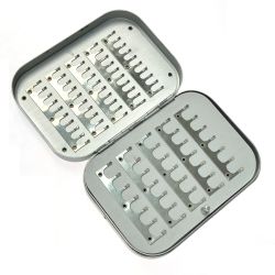 ☆☆ RICHARD WHEATLEY アルミ クリップ4面 フライケース フライボックス 釣り用品 釣り小物 Bランク