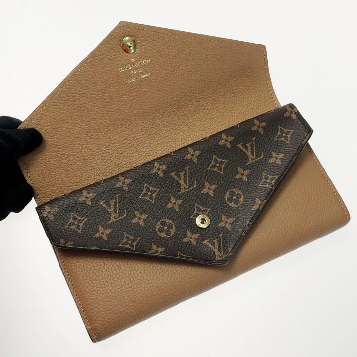 中古】 LOUIS VUITTON ルイヴィトン モノグラム ポルト・フォイユ・ドゥブルV M64390 セサミ 長財布 レディース ゴールド金具｜総合リサイクルショップ  なんでもリサイクルビッグバン オンラインストア