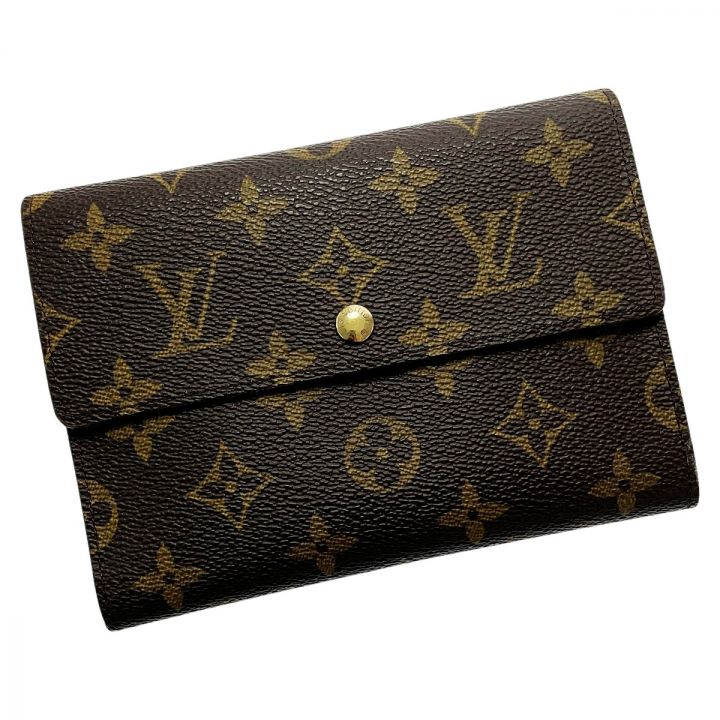 中古】 LOUIS VUITTON ルイヴィトン ポルト トレゾール エテュイ ...