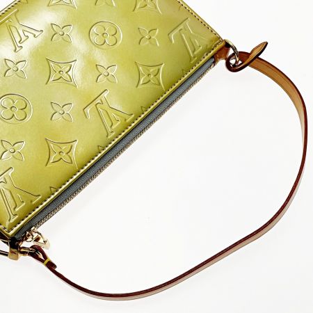  LOUIS VUITTON ルイヴィトン モノグラム・ヴェルニ レキシントン M91010 イエロー ハンドバッグ レディース ゴールド金具 布袋有