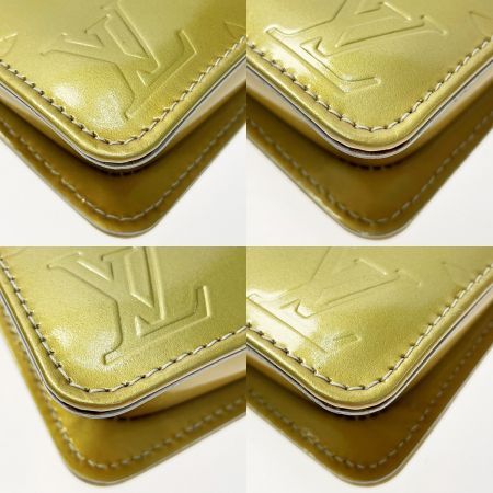  LOUIS VUITTON ルイヴィトン モノグラム・ヴェルニ レキシントン M91010 イエロー ハンドバッグ レディース ゴールド金具 布袋有