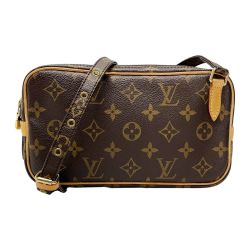 ☆☆ LOUIS VUITTON ルイヴィトン マルリー・バンドリエール M51828 モノグラム ショルダーバッグ レディース ゴールド金具 布袋有 Bランク