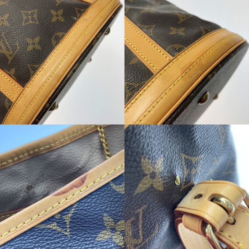 中古】 LOUIS VUITTON ルイヴィトン モノグラム モノグラム バケットGM ...