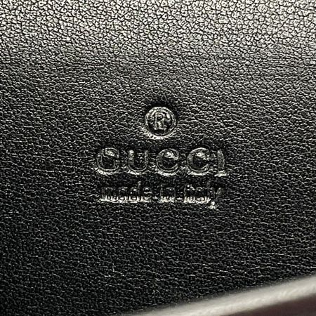 中古】 GUCCI グッチ グッチシマ 120965 ブラック カードケース パス