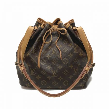  LOUIS VUITTON ルイヴィトン モノグラム プチ・ノエ M42226 ショルダーバッグ ワンショルダー 布袋有