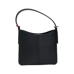 ☆☆ BURBERRY バーバリー ショルダーバッグ レザー ブラック ワンショルダー ノバチェック Bランク