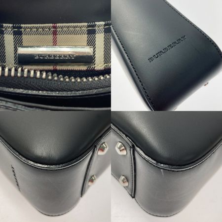  BURBERRY バーバリー ショルダーバッグ レザー ブラック ワンショルダー ノバチェック