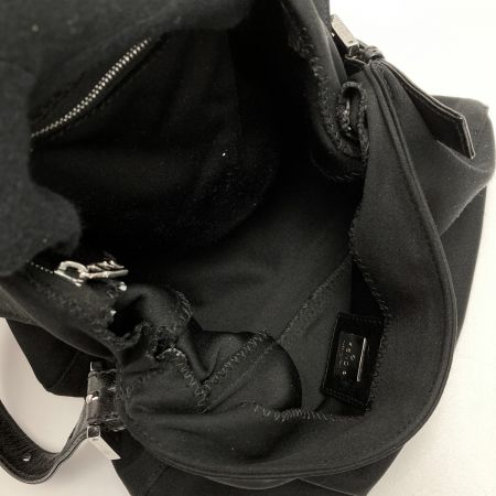  FENDI フェンディ マンマバケット ショルダーバッグ 2355.26325.008 ブラック ジャージー ワンショルダー 布袋有