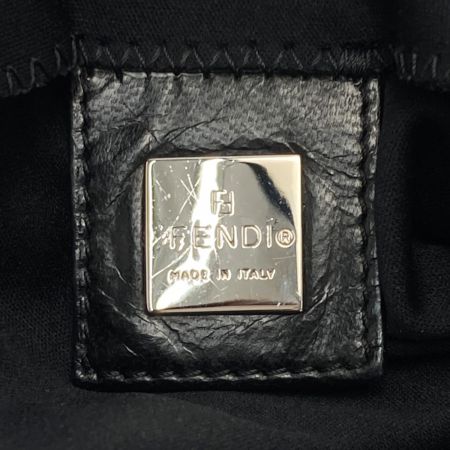  FENDI フェンディ マンマバケット ショルダーバッグ 2355.26325.008 ブラック ジャージー ワンショルダー 布袋有