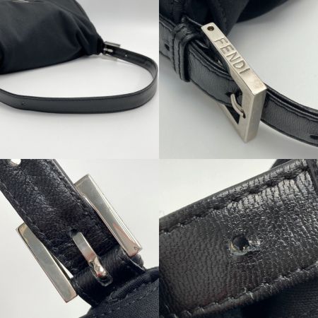  FENDI フェンディ マンマバケット ショルダーバッグ 2355.26325.008 ブラック ジャージー ワンショルダー 布袋有